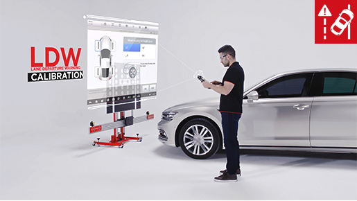 Lane departure warning calibration.